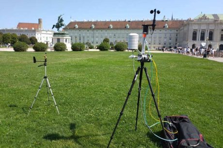 Der Hitze auf der Spur: Messung der gefühlten Temperatur am Heldenplatz